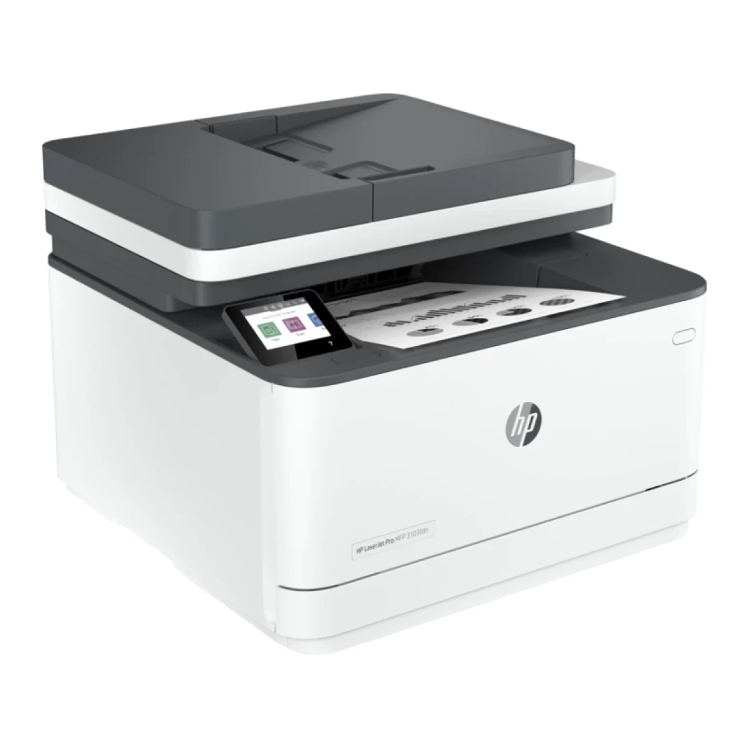 HP LaserJet Pro MFP 3103FDN MONO LASER Multifunction 4-in-One USB ، الشبكة ، Duplex & Auto Feeder-White