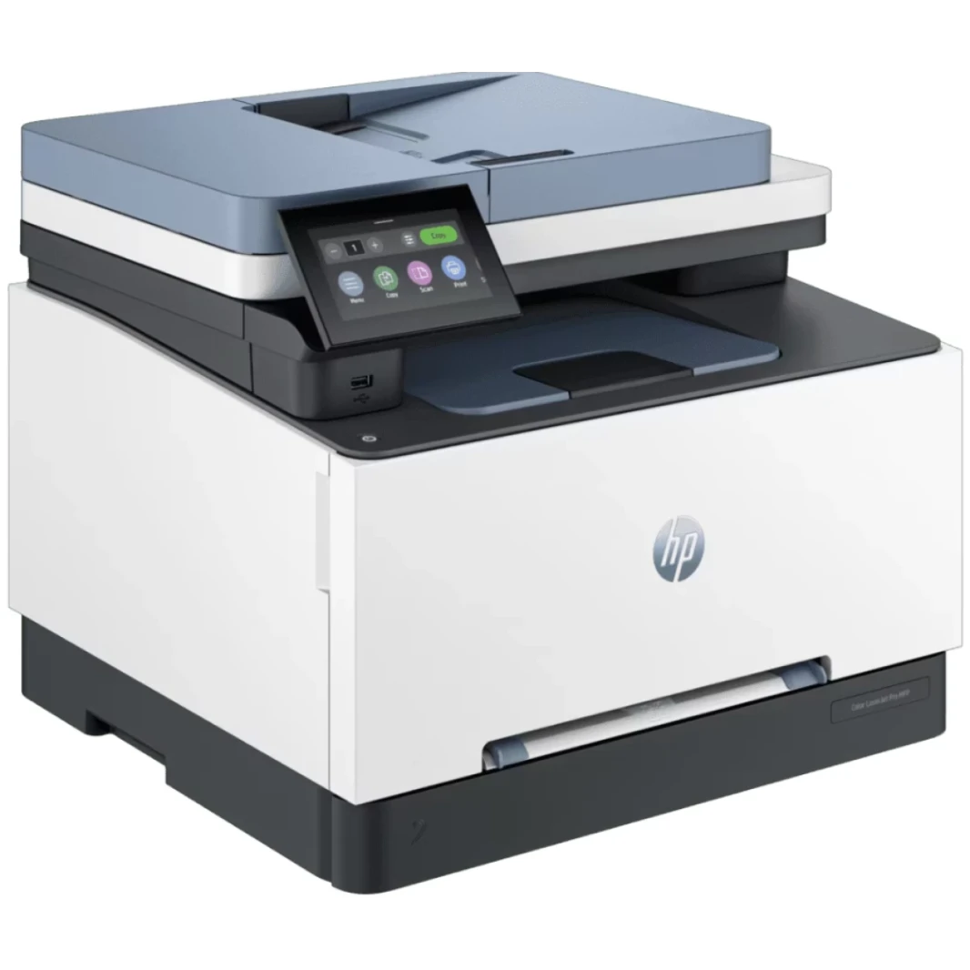 HP Color LaserJet Pro 3303SDW طابعة ليزر All-In-One ، Scan ، نسخ الطباعة المزدوجة واللاسلكية حتى 25 جزء في المليون-أبيض