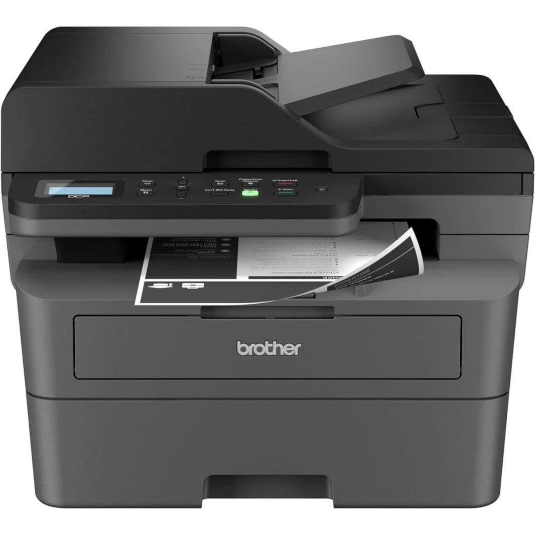 Brother DCP-L2640DW Wireless Mono Laser Multifunction 3-In-One Printer w/ 50-Page Auto Document Feeder  - Black