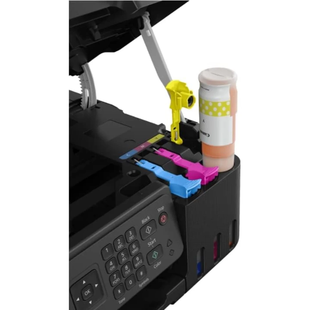 Canon Pixma G4470 حبر الخزان الكل في واحد آلة متعددة الوظائف اللاسلكية (نسخ/طباعة/مسح/فاكس) مع وحدة تغذية المستندات التلقائية-أسود