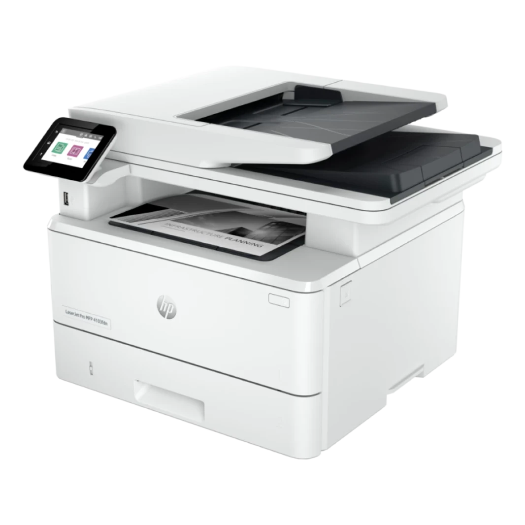 HP LaserJet Pro 4103FDN Mono Multifunction Printer ، الفاكس ، النسخ ، المسح ، البريد الإلكتروني ، المسح الضوئي للبريد الإلكتروني