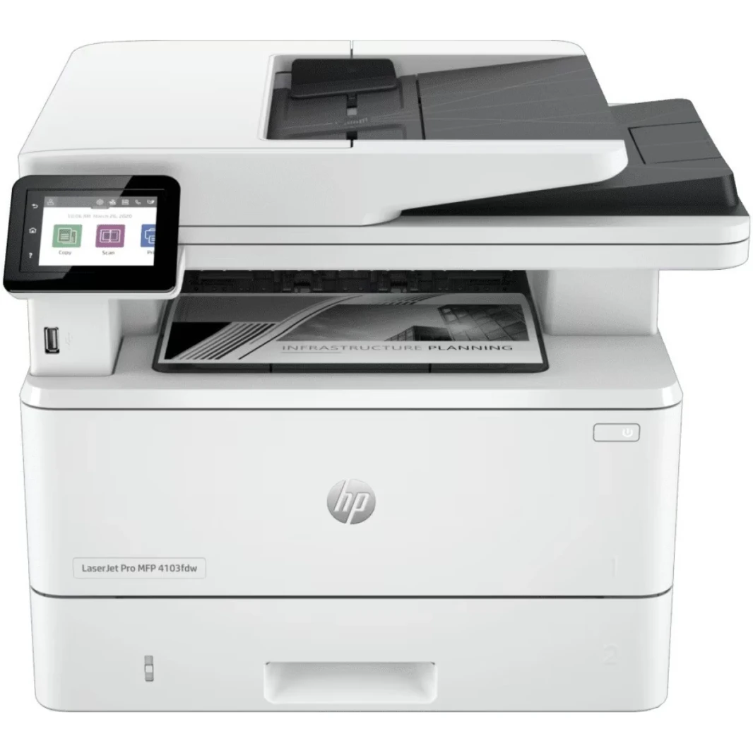 HP LaserJet Pro 4103fdw MONO Multifunction Printer , Fax , Copy, Scan, Email, Scan to Email