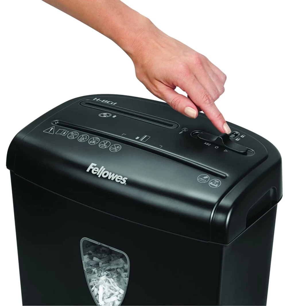 زملائه PowerShred H-8C 8-SHEET HOME و Deskide Paper Shredder مع قفل السلامة