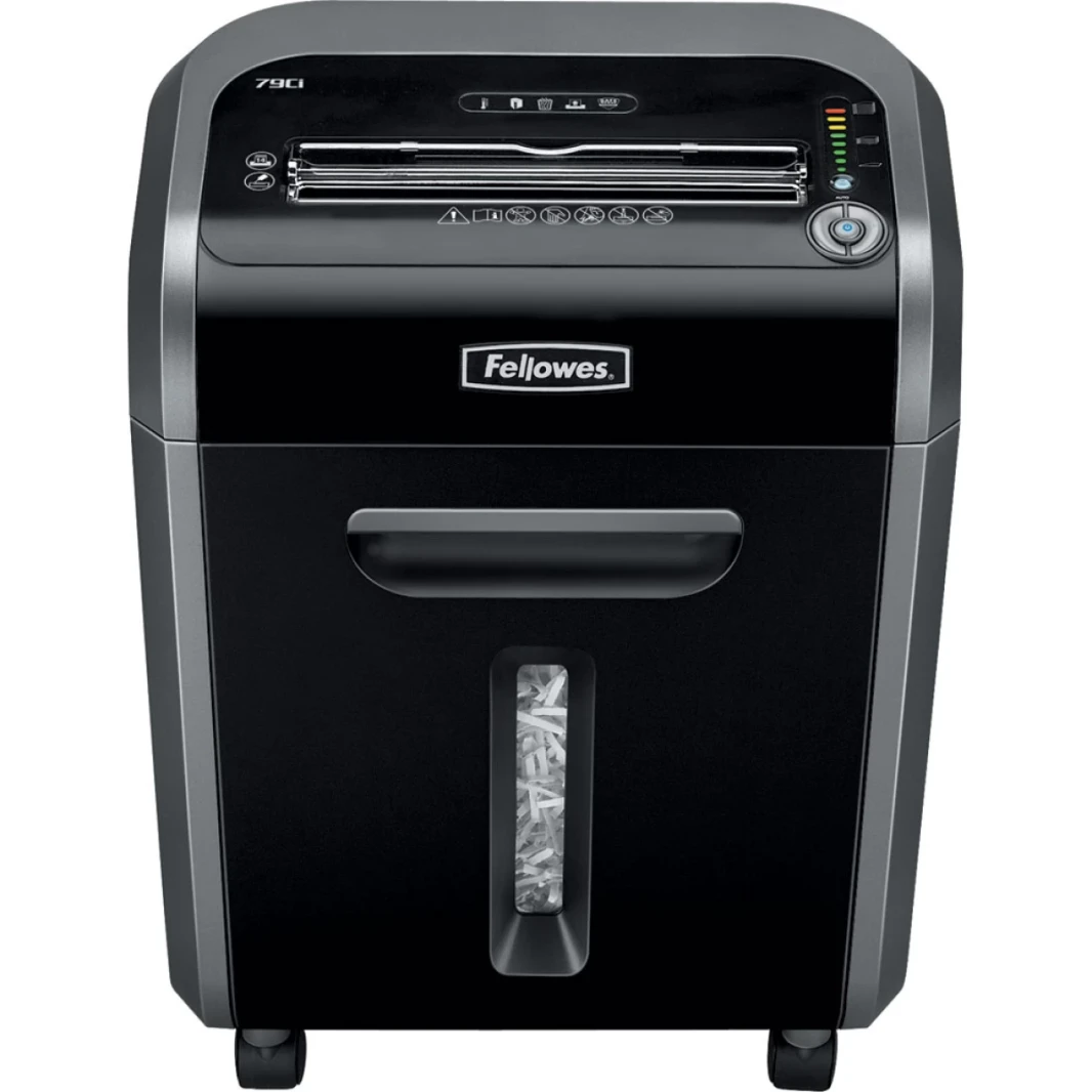 Fellowes Powershred 79Ci Cut Shredder 16 Sheet Capacity Black/Dark Silver