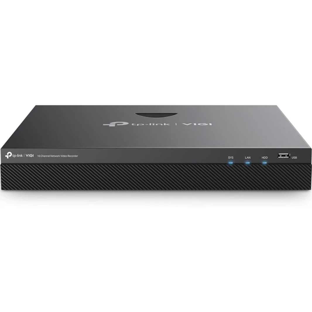 TP-Link VIGI NVR 2016H 16 Channel Network Video Recorder 4K HDMI 16MP H.265+ ONVIF Plug & Play Two-Way Audio Remote Monitoring
