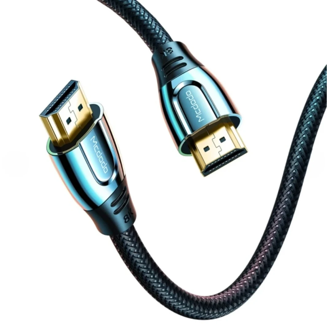 McDodo CA-8430 HDMI إلى HDMI Cable 2M ، 8K @ 60Hz ، 4K @ 120Hz ، HDMI 2.1 48GBPS
