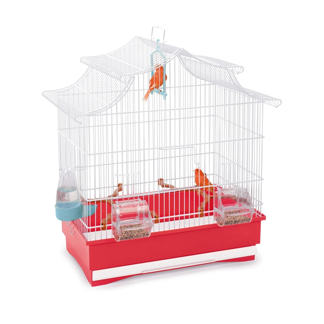 Pagoda Cage – Oriental-style cage shaped like a temple, adds decorative charm while ensuring bird comfort.