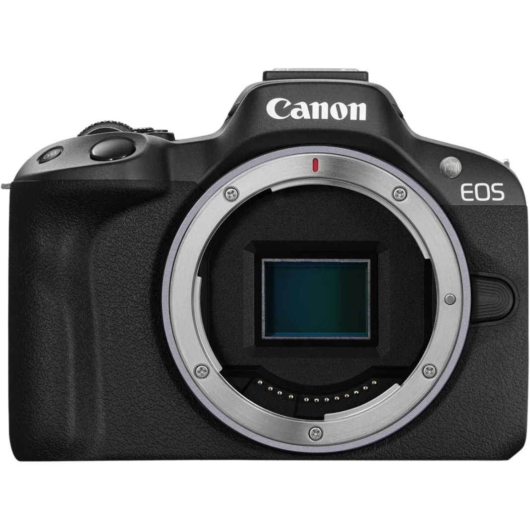 Canon EOS R50 Content Creator Kit Kit Mirrorless Vlogging Camera 24.2 MP 4K Video RF-S18-45MM F4.5-6.3 هو Microphone Stero Lens STM