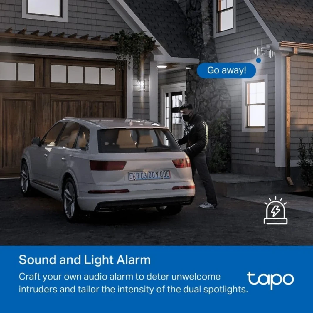 TP-Link TAPO C501GW PAN/TILT 4G LTE LTE Outdoor Camera ، لا حاجة إلى Wi-Fi ، 1080 بكسل HD كامل ، 360 درجة تتبع الحركة ، لا رسوم شهرية ، اكتشاف الذكاء الاصطناع