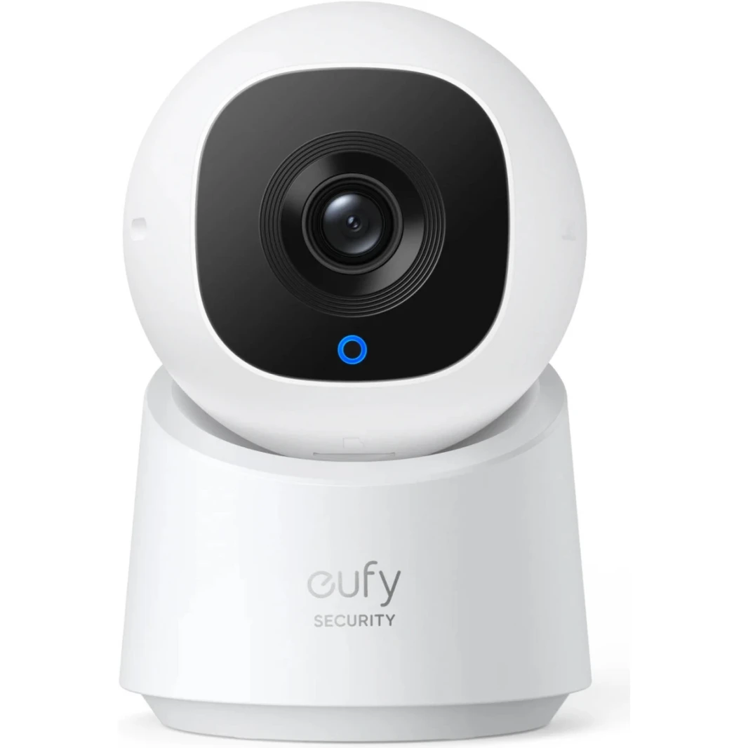 Anker Eufy Security Indoor Cam C220 | دقة 2K دقة كاميرا أمنية ذكية مع تغطية 360 درجة ، والكشف عن الإنسان/الحركة ، وتتبع الذكاء الاصطناعى ، وتوافق مع Alexa و Google Assistant ، الرؤية الليلية