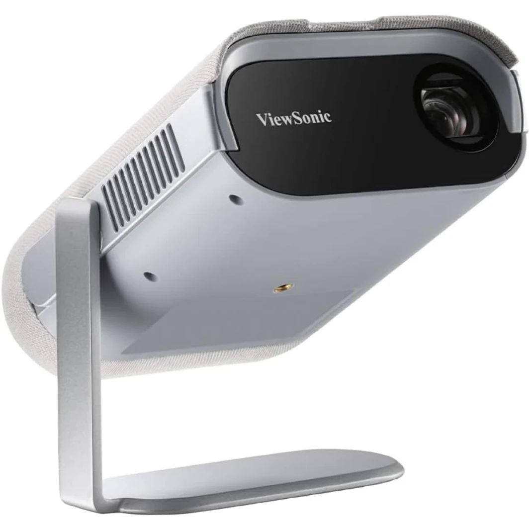 ViewSonic M1 Pro 720p HD Smart LED Portable Projector للترفيه المنزلي مع WiFi و Bluetooth & Harman Kardon Audio