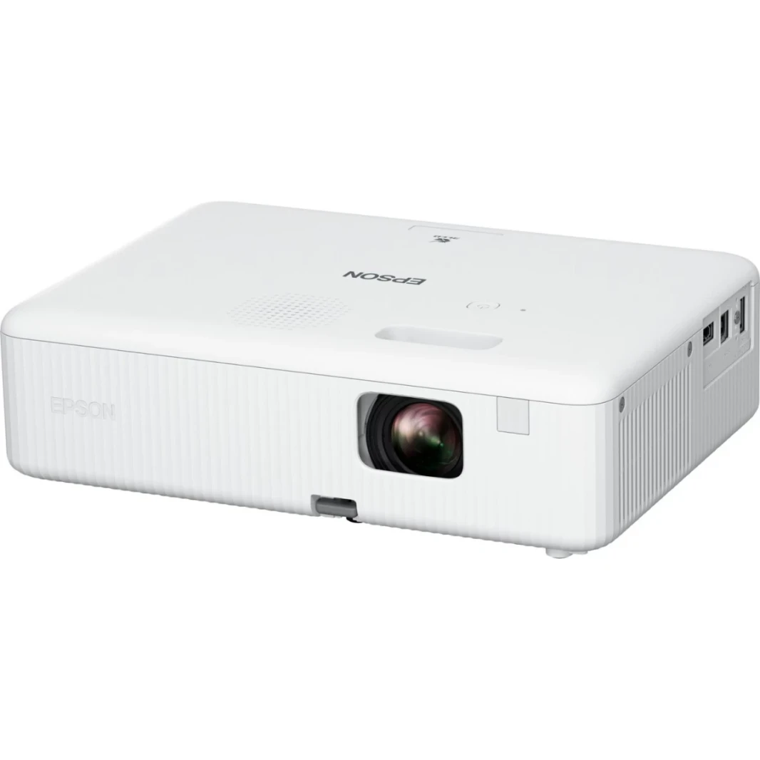 EPSON CO-W01 3LCD WXGA Projector 3000 Lumen Brightness 6000H LAMPENT 120HZ 2D REDACH REDACH HDMI 1.4 & USB 2.0-A/B