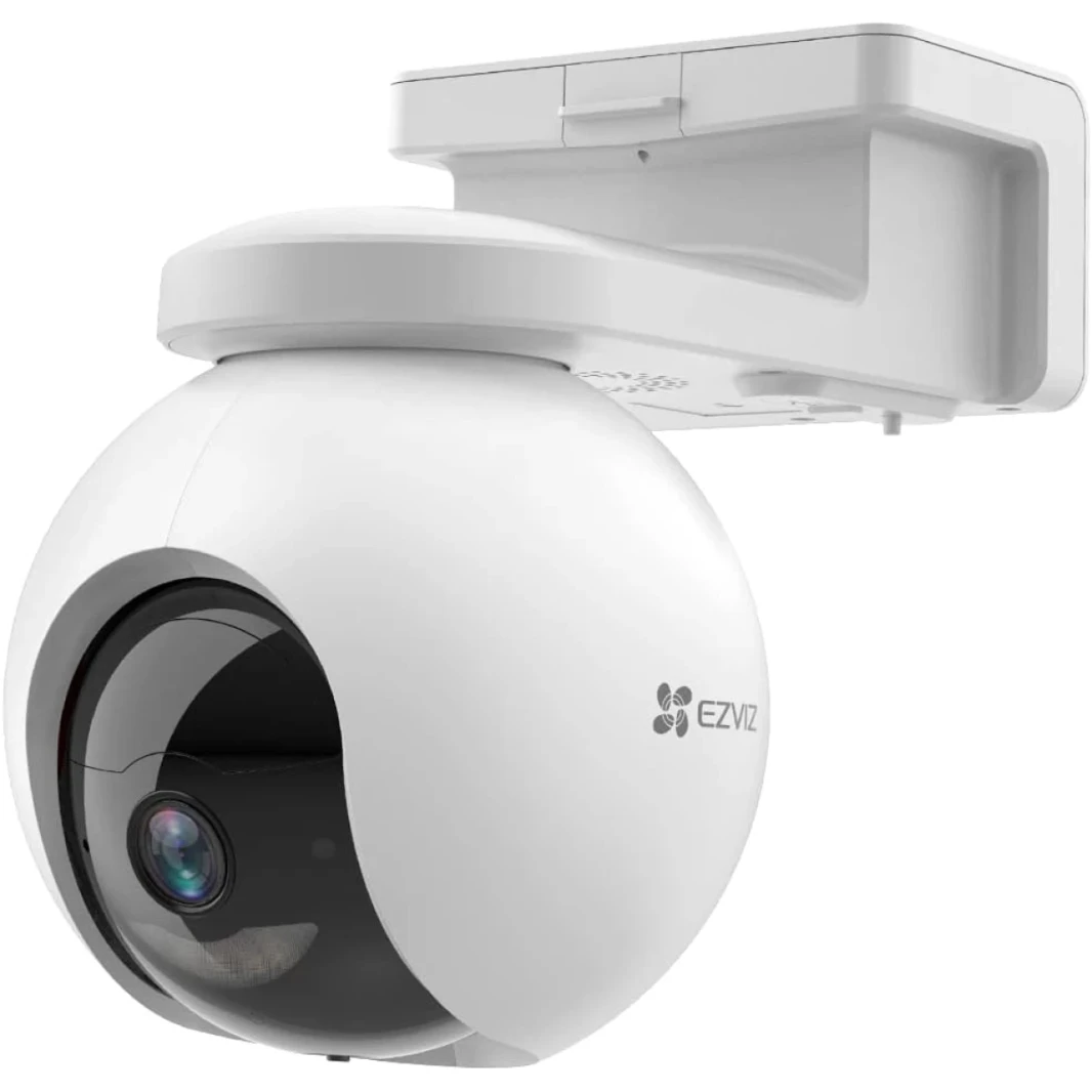 كاميرا أمان Ezviz CS-HB8 4MP ، وكاميرا WiFi في الهواء الطلق مع البطارية ، والتحدث ثنائية الاتجاه ، والرؤية الليلية الملونة ، والتعقب التلقائي ، والكشف عن الحركة البشرية الذكية ، وعرض 360 درجة ، والعمل مع Solar Panel و Alexa
