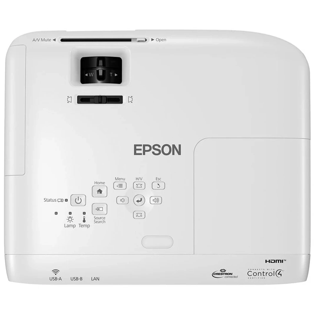 Epson EP -X49 3LCD XGA 3،600 Lumens 300 "عرض المنزل والمكاتب - أبيض