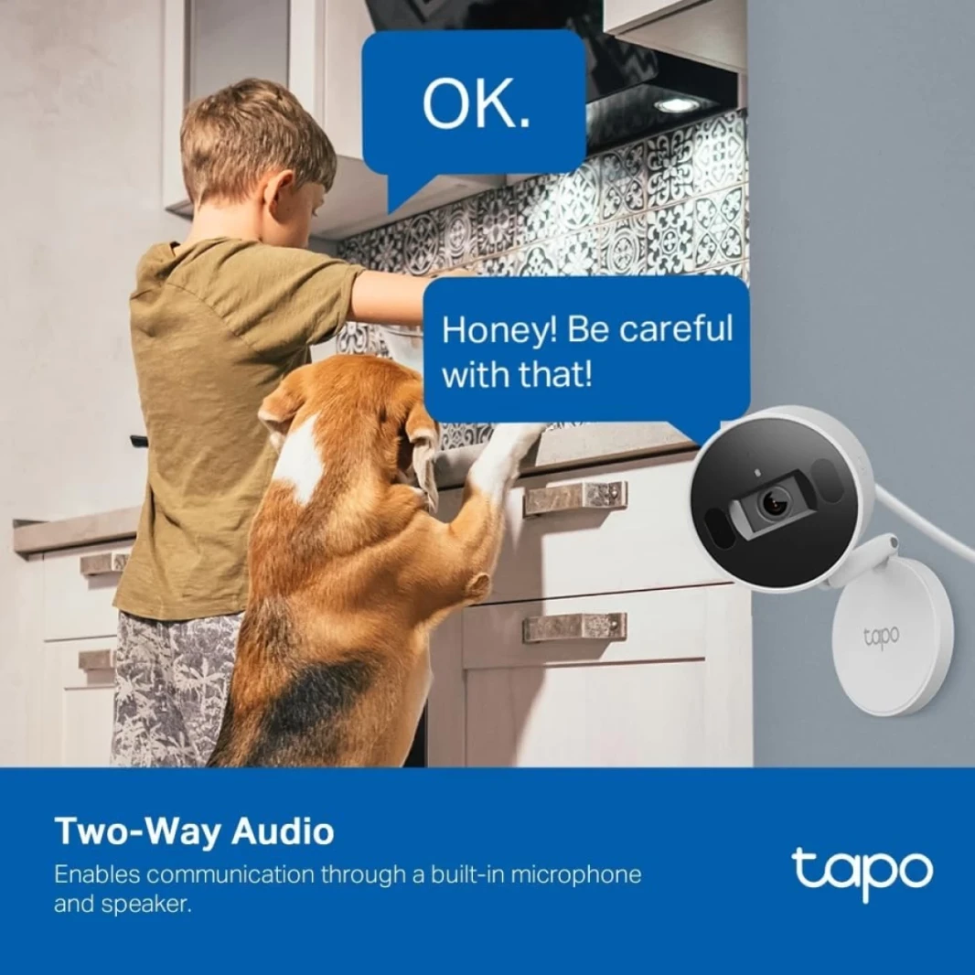 TP-Link Tapo C125 2K QHD 140 ° AI Smart Home Security Wi-Fi Camera Motion & Person Detection Attific