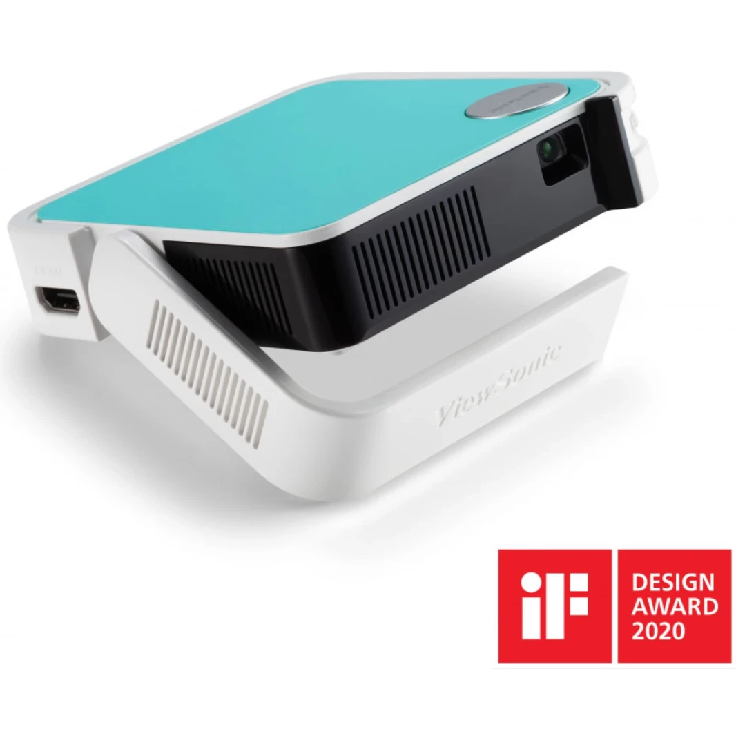 ViewSonic M1 Mini Plus Smart Wi-Fi Ultra-Properable Projector W/ Bluetooth و JBL مكبر صوت HDMI و USB Type C Breadist-in
