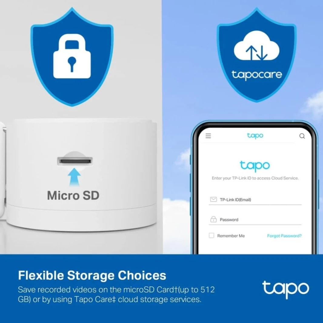 TP-Link Tapo C125 2K QHD 140 ° AI Smart Home Security Wi-Fi Camera Motion & Person Detection Attific