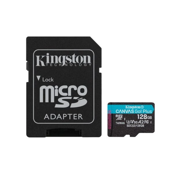Kingston 128GB Canvas GO! بالإضافة إلى microSD [SDCG3/128GB]