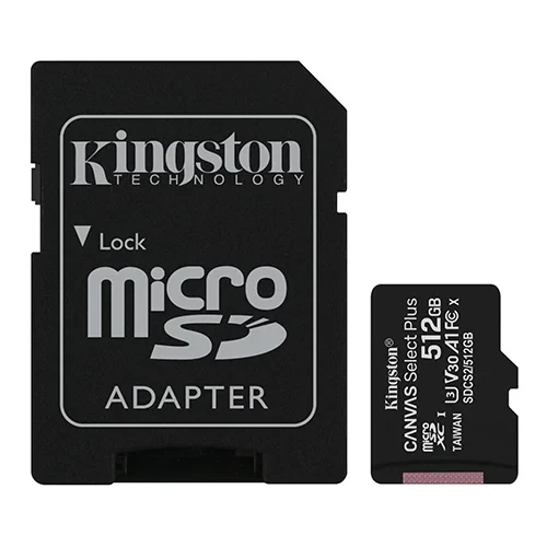 Kingston 512GB Canvas Select Plus MicroSD