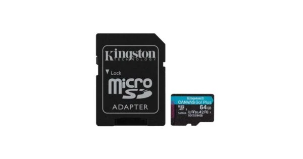 Kingston 64GB Canvas GO! بالإضافة إلى microSD [SDCG3/64GB]