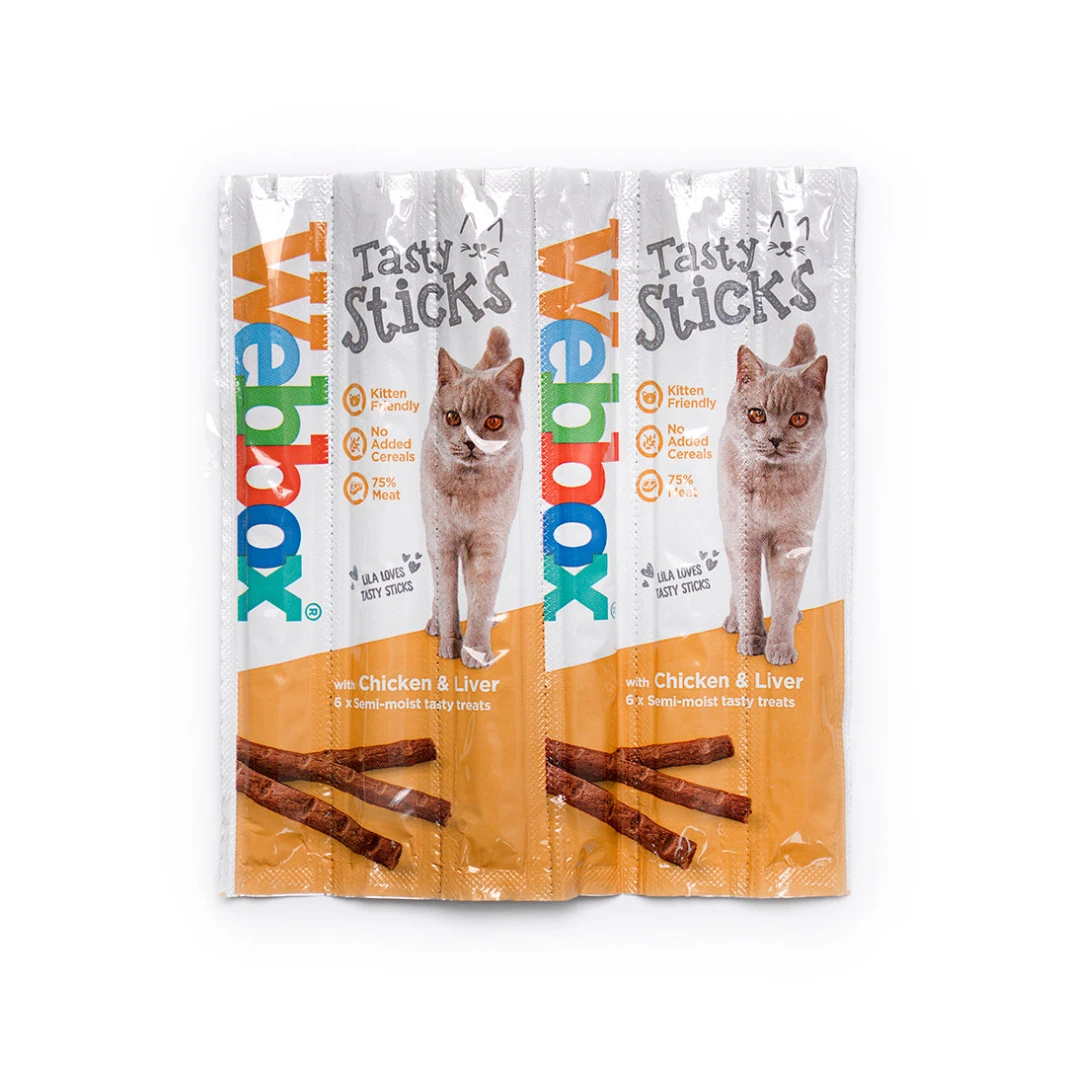 Webbox Chicken And Liver Treats 30g – مكافآت شهية من الدجاج والكبد بطعم لذيذ