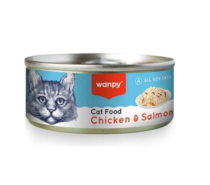 Wanpy Wet Food Chicken and Salmon – Wet food with chicken and salmon flavor