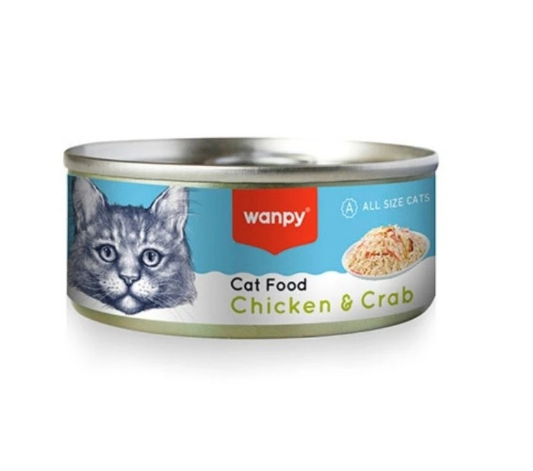 Wanpy Wet Food Chicken and Crab – Wet food with chicken and crab flavor