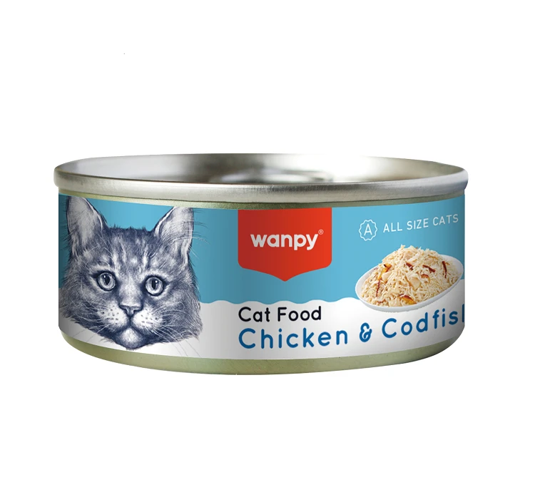 Wanpy Wet Food Chicken and Cod – Wet food with chicken and cod flavor