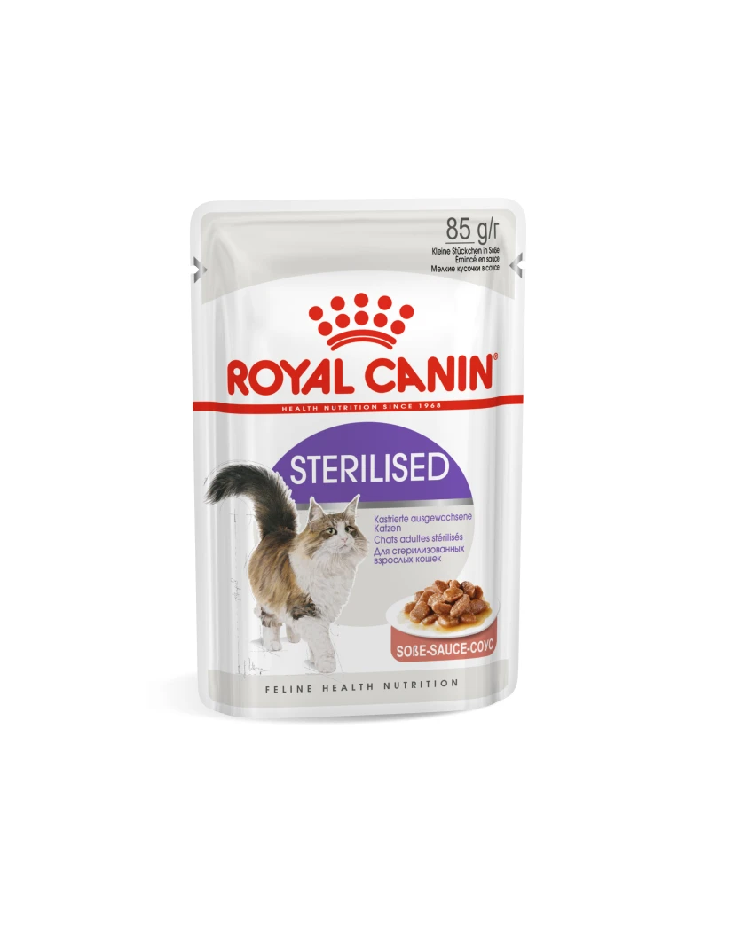 Royal Canin Sterilised Loaf – طعام رطب خاص للقطط المعقمة مع تركيبة متوازنة