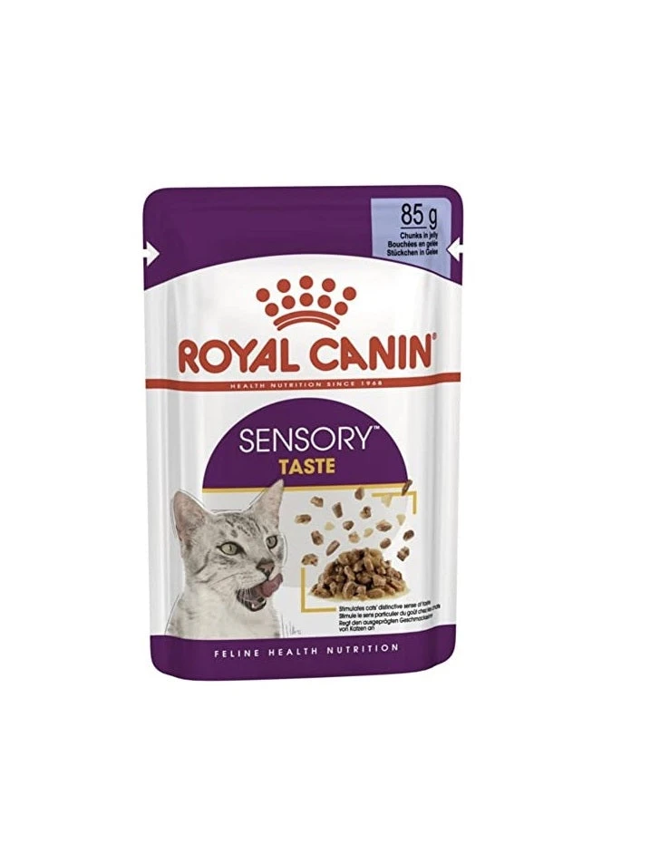 Royal Canin Sensory Taste 85g – طعام رطب يحفز حاسة التذوق لدى القطط