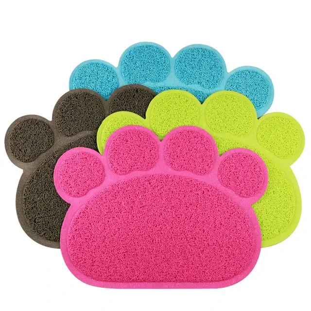 Paw-shaped cat litter mat, comfortable
