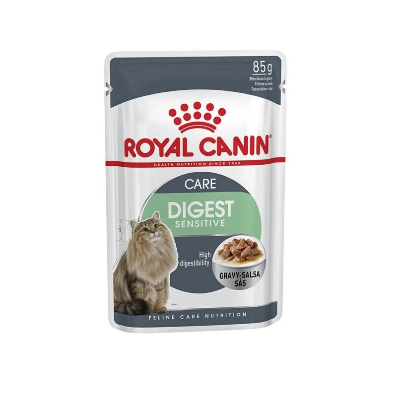 Royal Canin Digest Sensitive – طعام رطب مخصص للقطط ذات الجهاز الهضمي الحساس