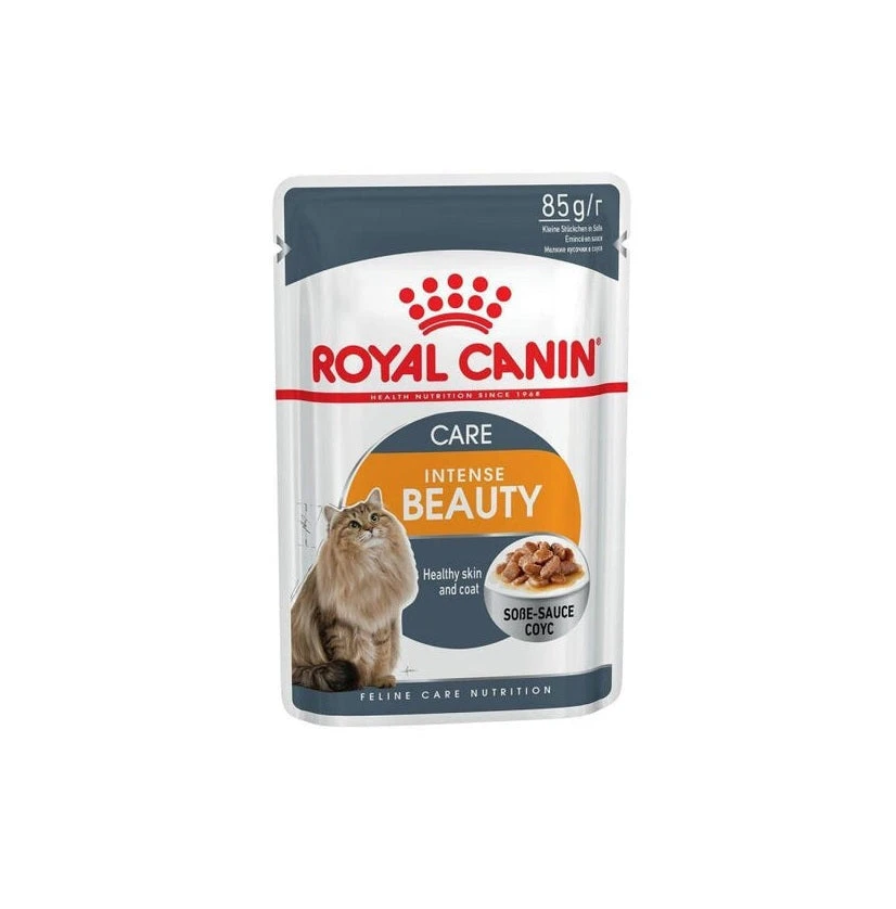 Royal Canin Intense Beauty 85g – طعام رطب لتعزيز جمال الشعر والبشرة للقطط