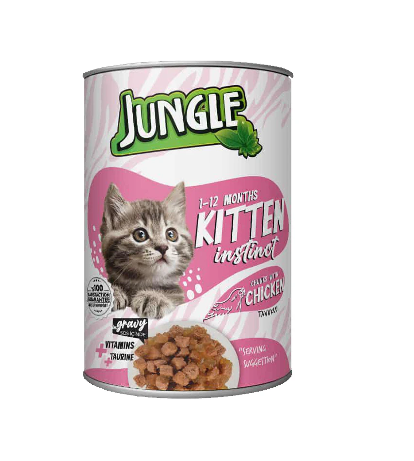 Jinkle Wet Kitten Food Chicken – Wet food for kittens with chicken flavor