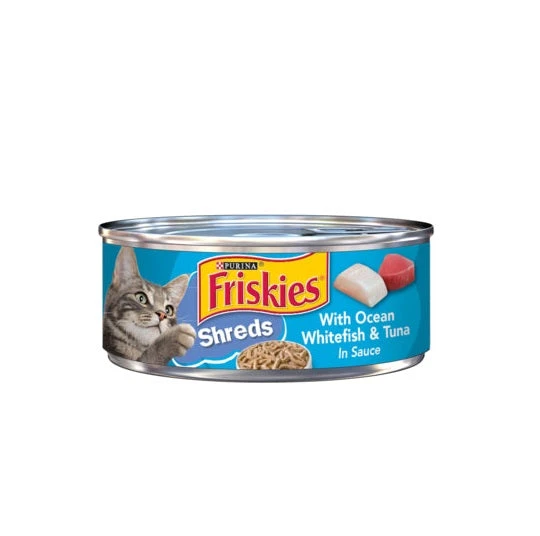 Friskies White Fish and Tuna – Wet food with white fish and tuna flavor