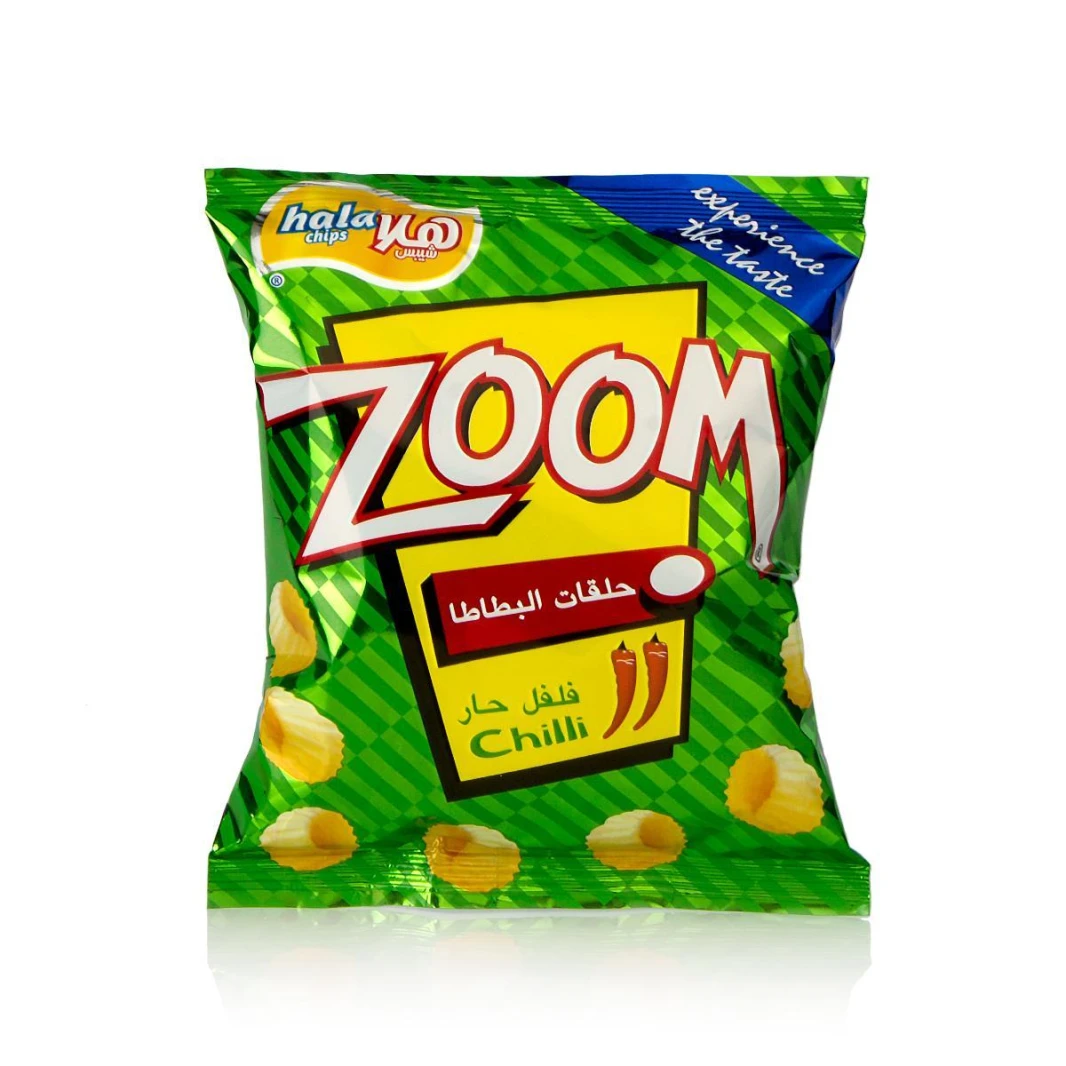 هلا شيبس زوم بنكهة الفلفل الحار 22 جم