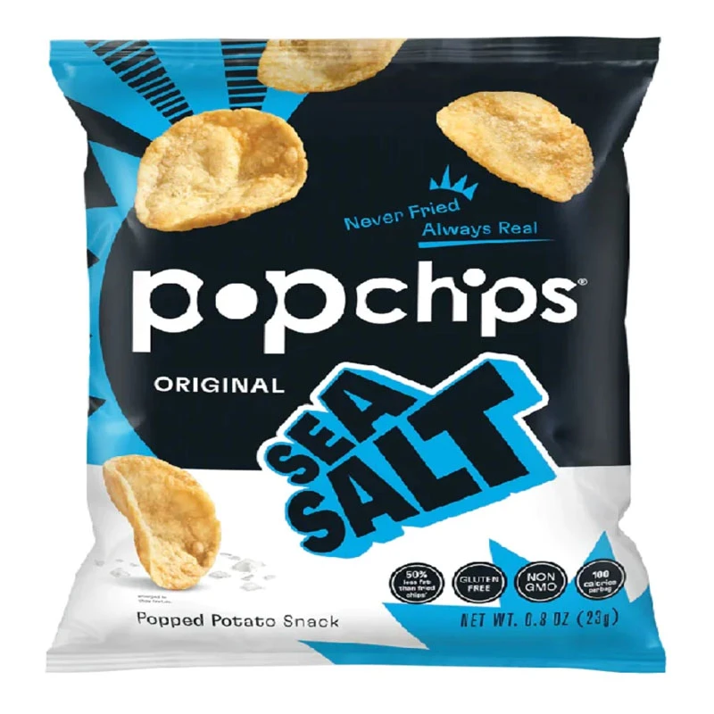 Popchips Gluten Free Potato Chips - Sea Salt 23g