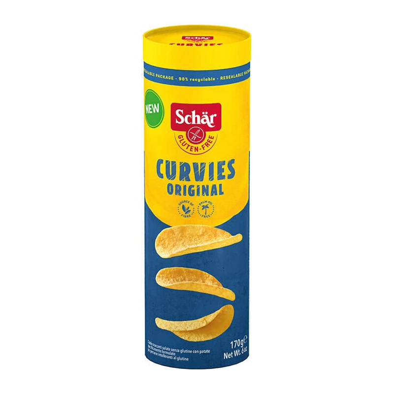 Schar Curvies Original Gluten Free Chips 170g