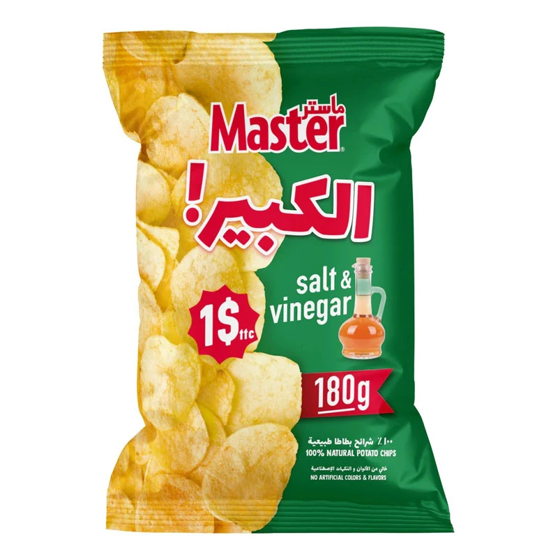 Master Chips Salt & Vinegar 180g