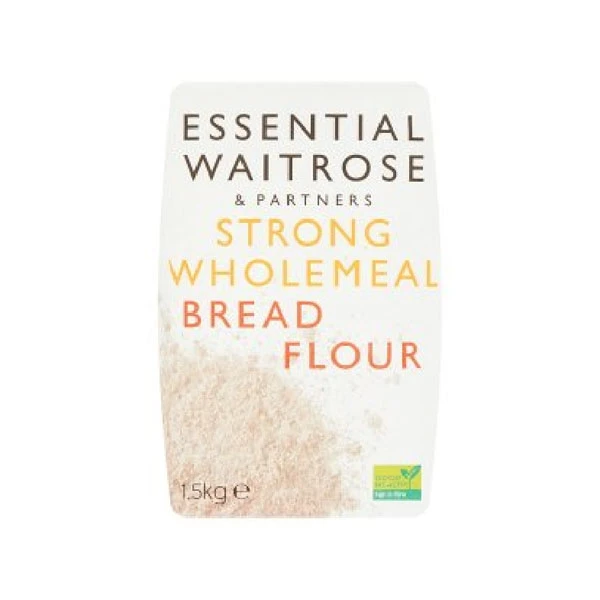 Waitrose Essential Strong Wholemeal Bread Wheat Flour 1.5kg