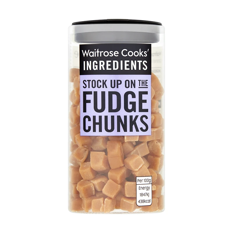 Waitrose Cooks' Ingredients Fudge Chunks 65g