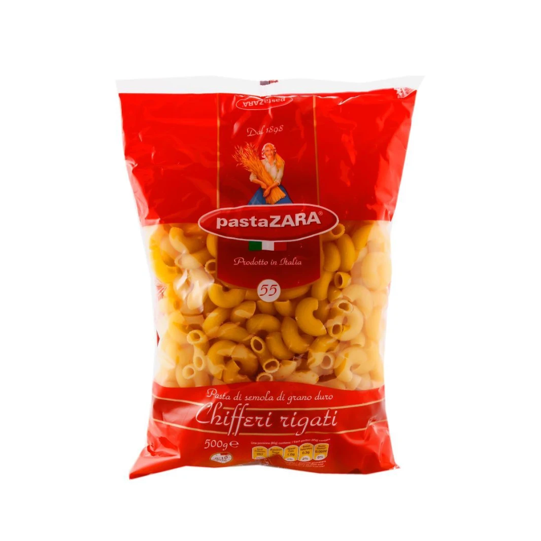 Pasta Zara Chifferi Rigati Pasta 55 (500 g)