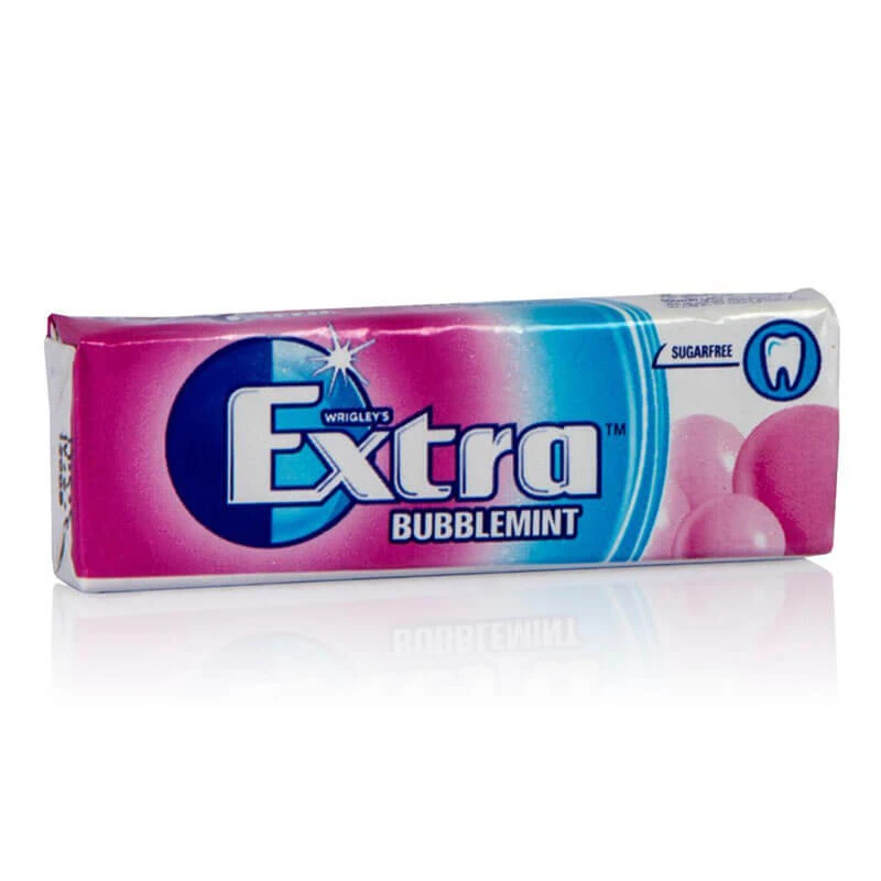 Wrigley's Extra Bubblemint Gum 10Pcs