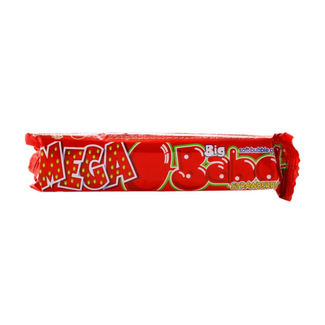 Big Babol Mega Gum - Strawberry 27g
