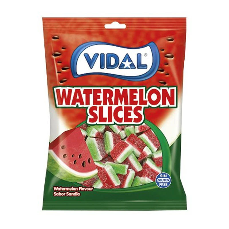 Vidal Watermelon Slices Candy 90g