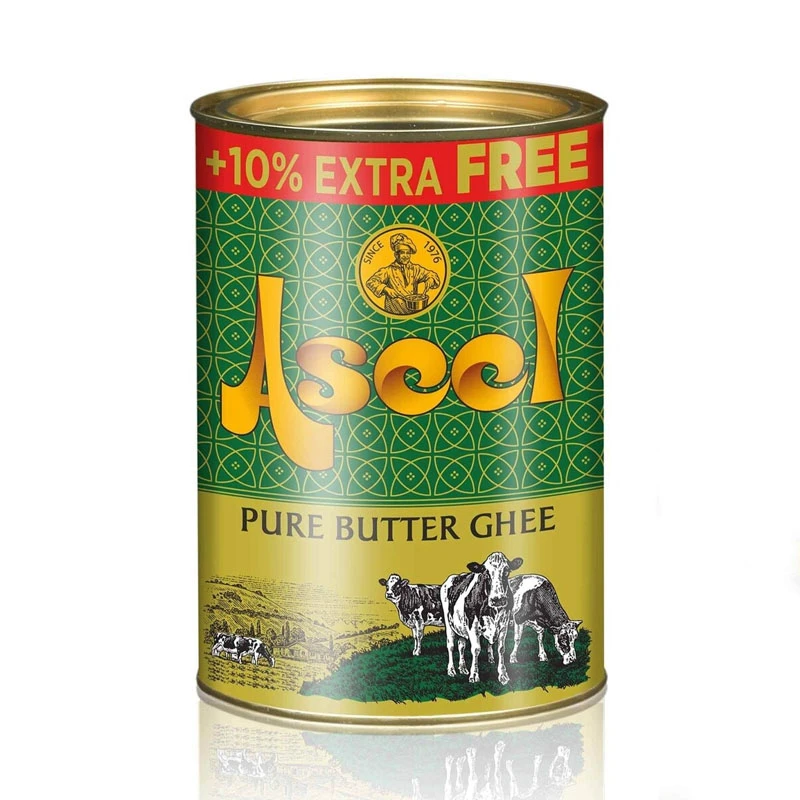 Aseel سمنة بقري نقية 800ml + 10% مجانًا