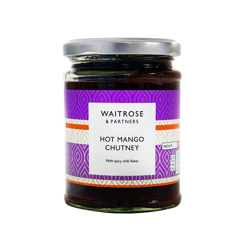 Waitrose صلصة شاتني المانجو الحارة والحلوة 320g