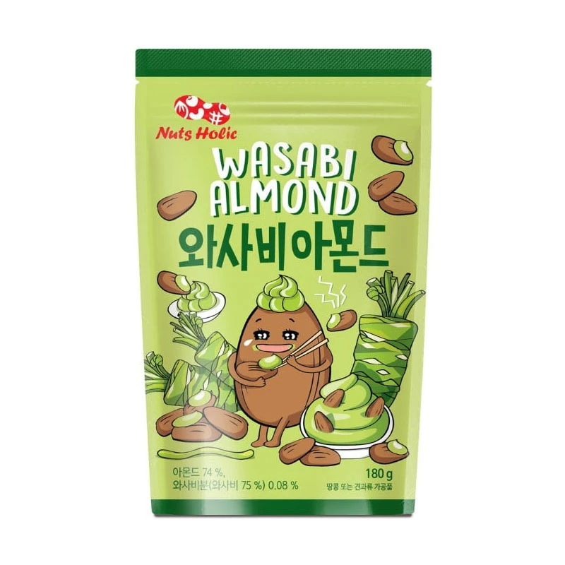 Nuts Holic Almond Wasabi Snack 180g