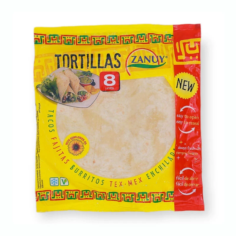 Zanuy Tortillas 8 Wraps