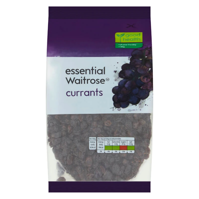 Essential Waitrose Currants 500g